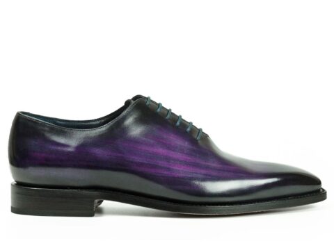 Mens Designer Dress Shoes Purple - Peter Hunt
