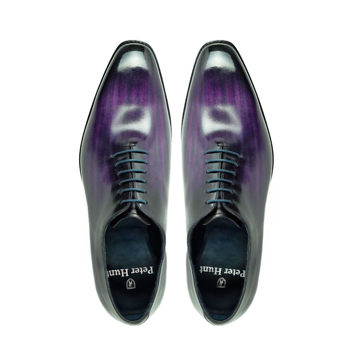 Goya Purple Men's Designer Dress Shoes Peter Hunt