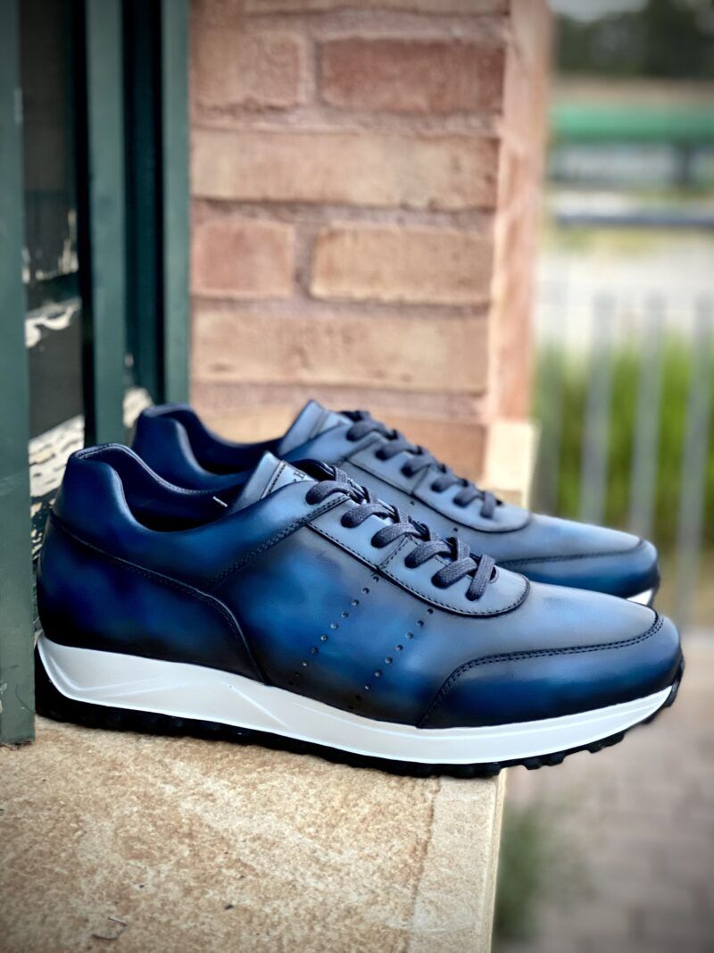 Mens Navy Sneakers Shoes