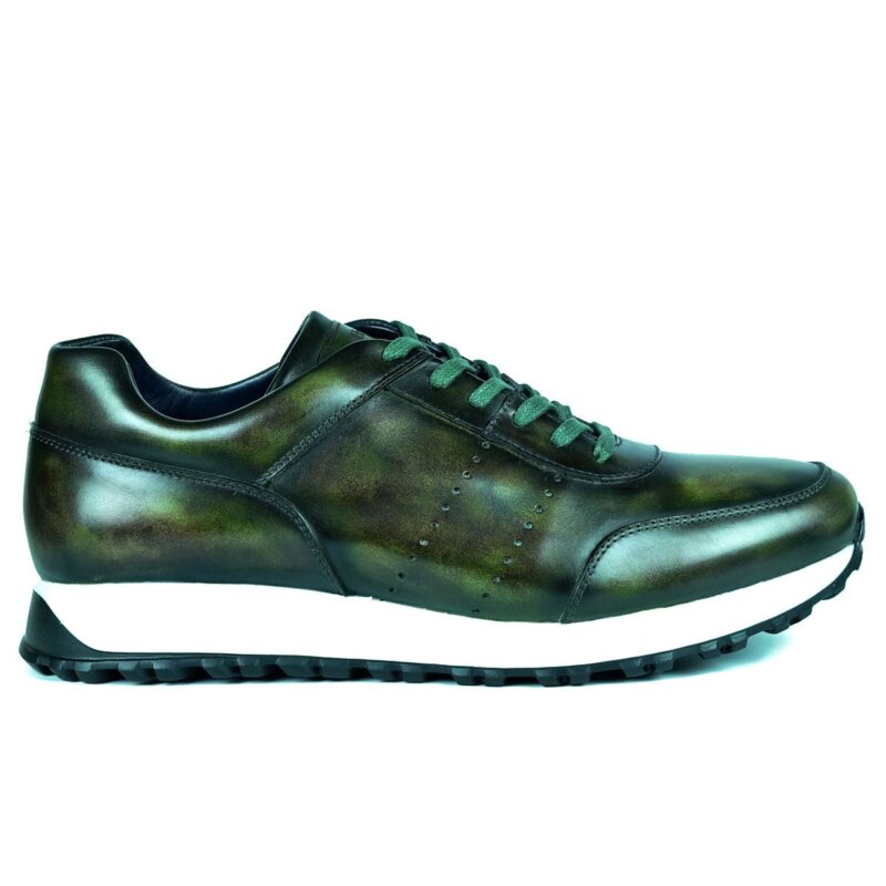 Mens Green Sneakers Shoes