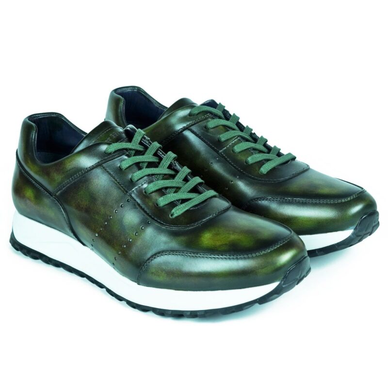Mens Green Sneakers Shoes