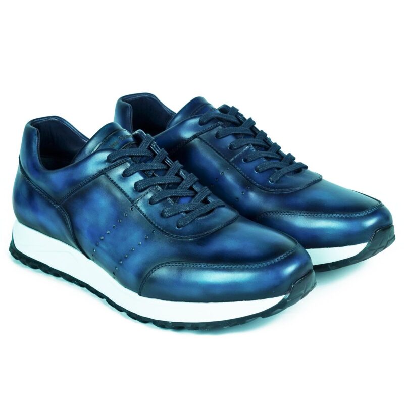 Mens Navy Sneakers Shoes