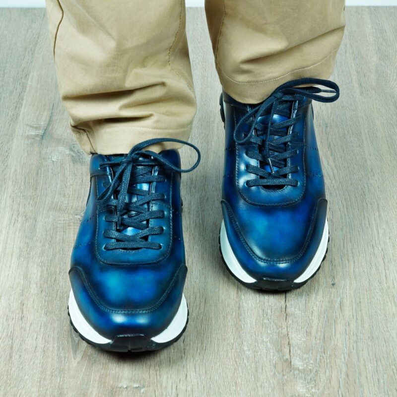 Mens Navy Sneakers Shoes