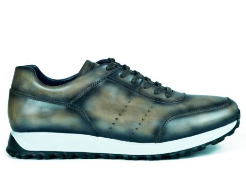 Mens Taupe Sneakers Shoes