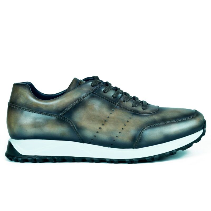 Mens Taupe Sneakers Shoes
