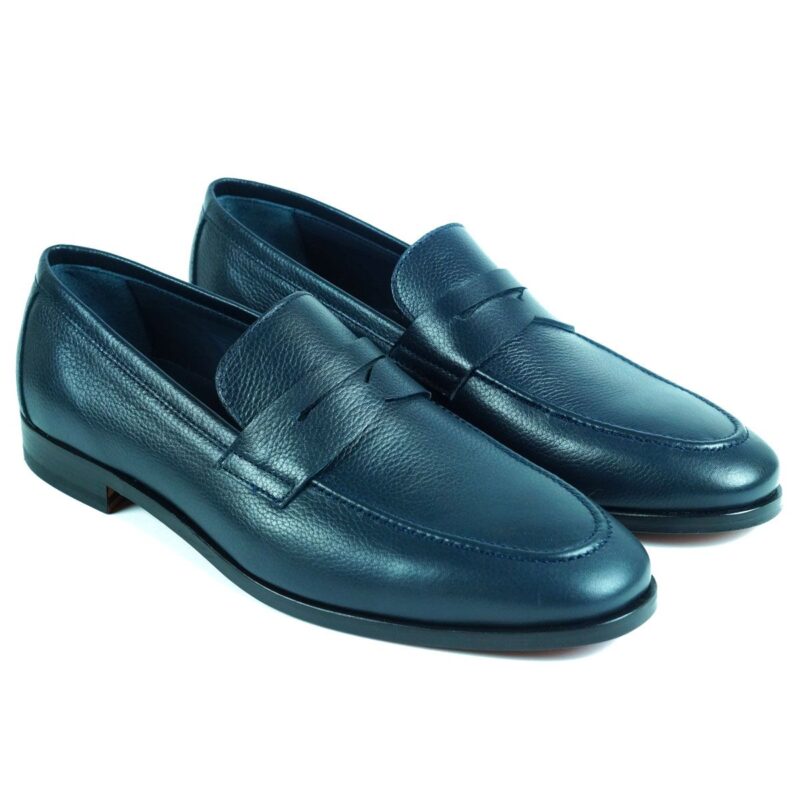 Weyden Navy | Men's Loafer Shoes | Peter Hunt