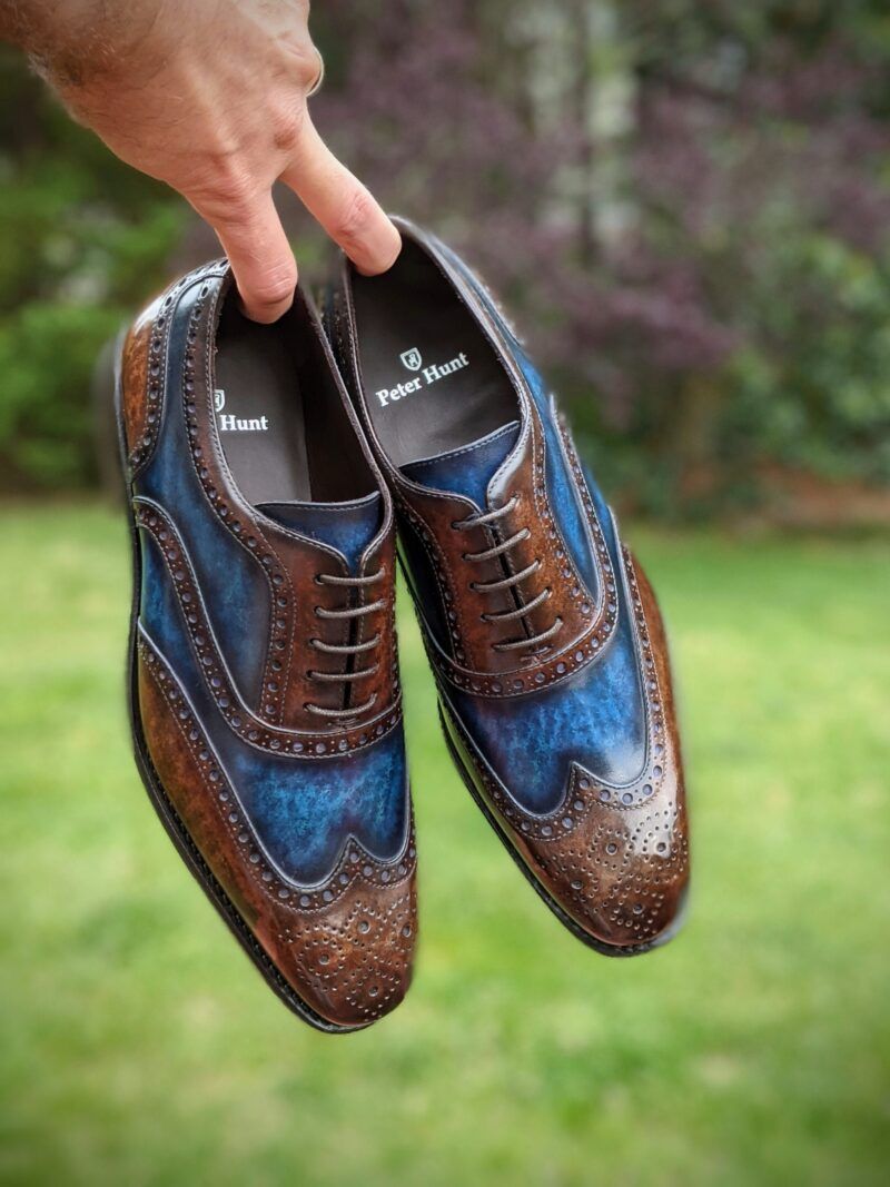 Velazquez II Brown and Navy - Image 4